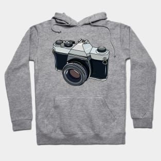 Film camera cartoon illustration Hoodie